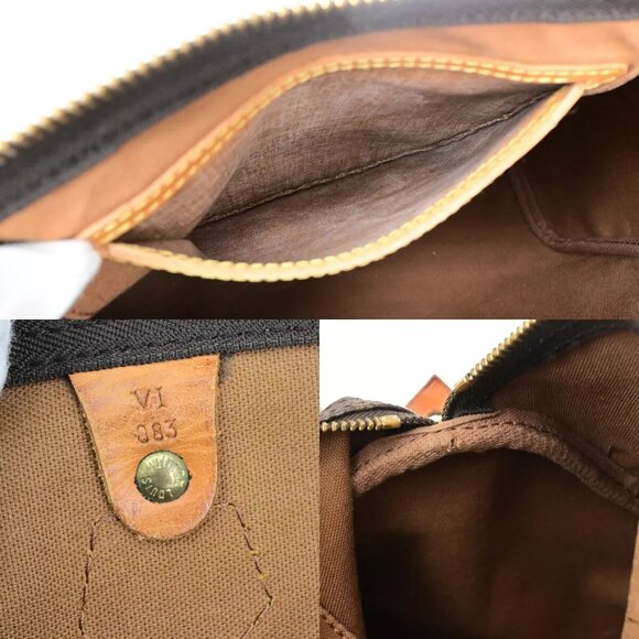 LOUIS VUITTON Speedy 30 Travel Hand Bag Monogram Leather Brown - Picture 16 of 16